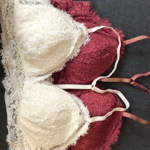 NWOT Aerie Bralettes size L